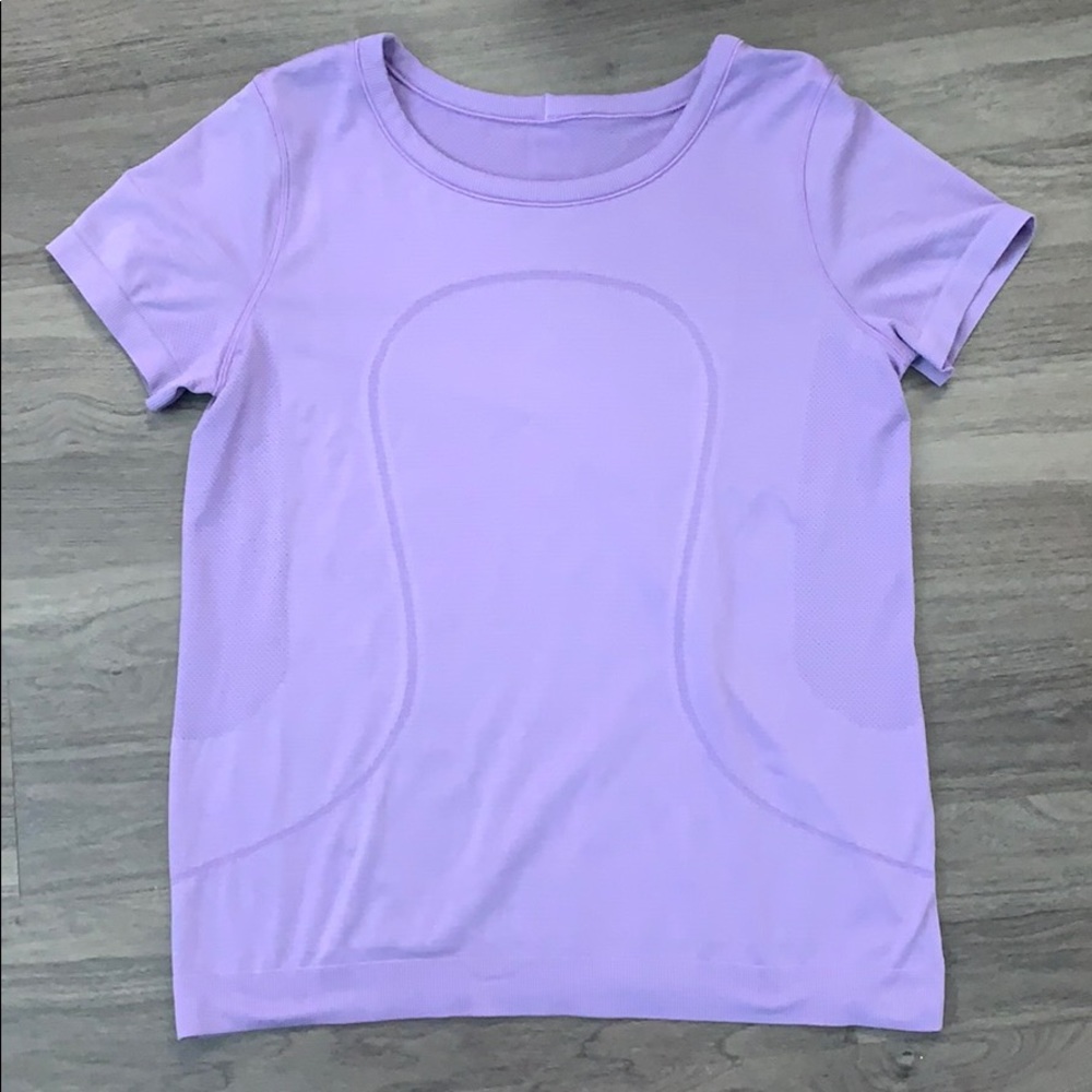 Lulu Lemon Light purple Workout Shirt